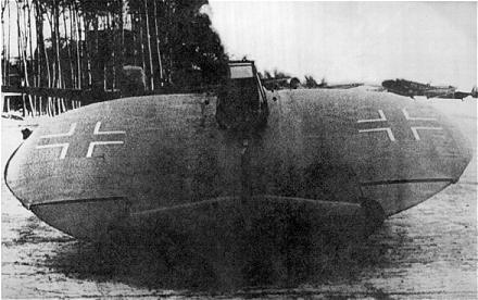 Sack AS-6, fabricado por la Luftwaffe durante la Segunda Guerra Mundial. Modelo fallido de avión de leve forma circular.