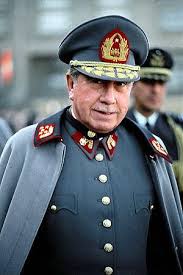 El general Augusto José Ramón Pinochet Ugarte (Valparaíso, 25 de noviembre de 1915 - Santiago, 10 de diciembre de 2006) fue un militar chileno que encabezó la dictadura militar existente en ese país entre los años 1973 y 1990, después de haber derrocado al presidente Salvador Allende en un golpe de estado el 11 de septiembre de 1973. 