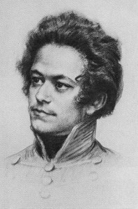 Karl Marx con dieciocho años de edad y con el uniforme de estudiante de la universidad de Berlín.